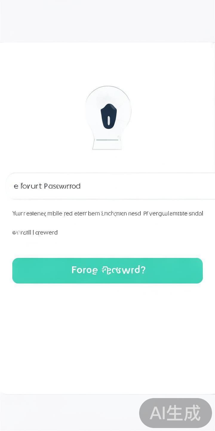 如果忘记账户密码，可在登录页面选择“忘记密码”功能