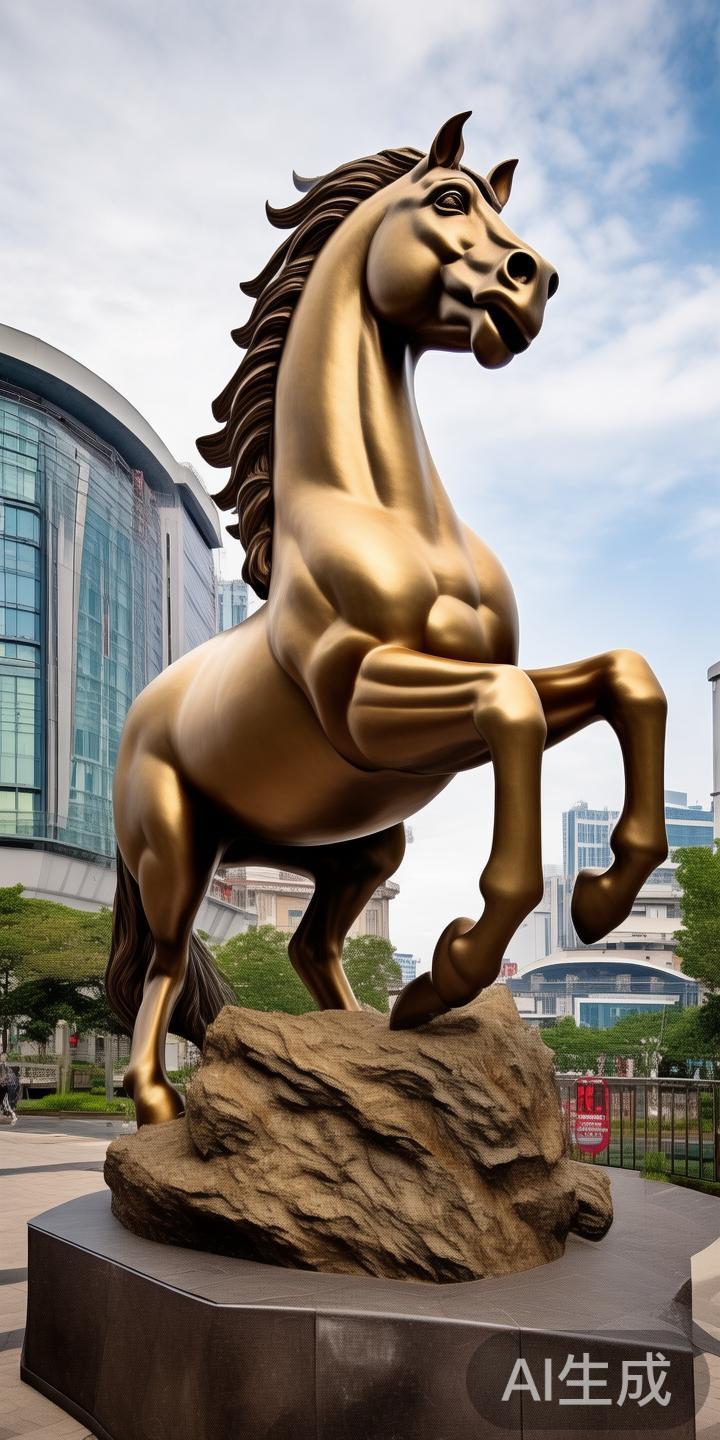 澳门新葡京铜马:引领澳门旅游新潮流的标志性地标建筑 作为澳门新葡京的重要标志之一,铜马以其震撼人心的造